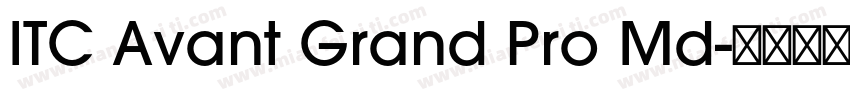 ITC Avant Grand Pro Md字体转换